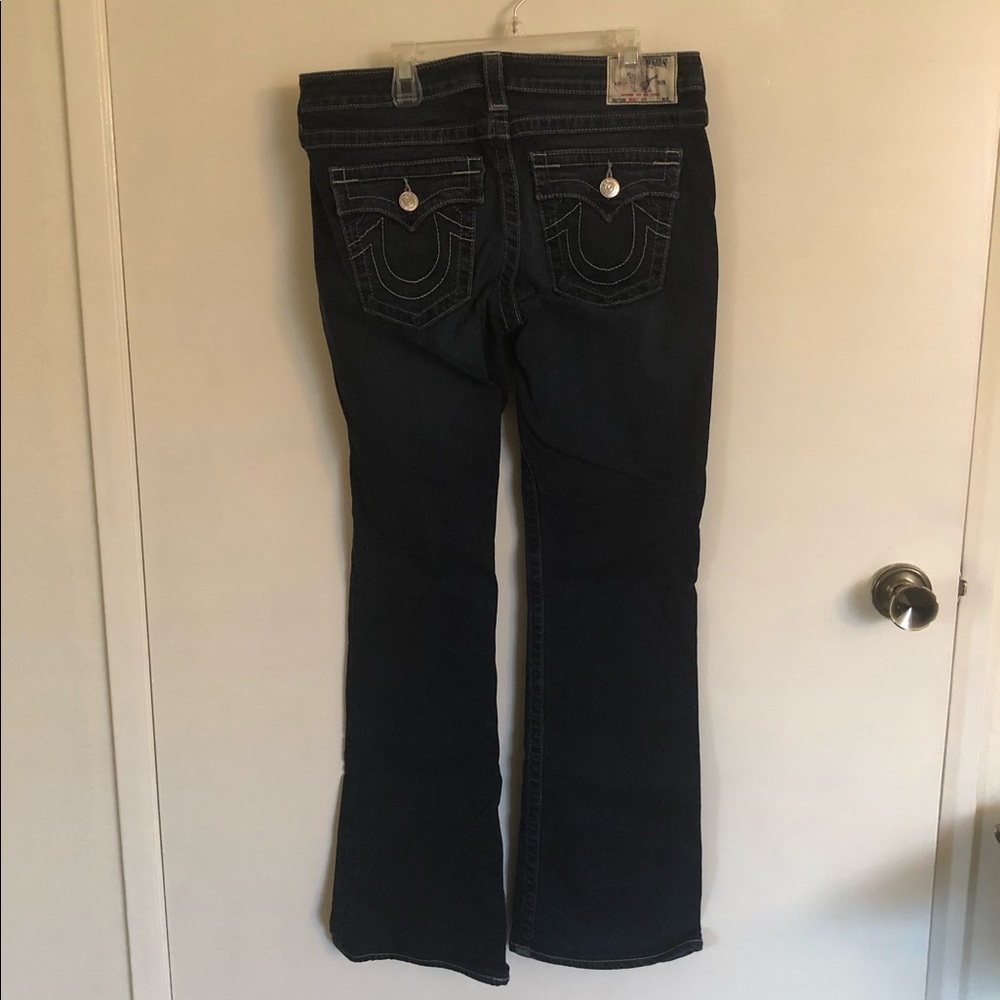 Dark blue True Religion boot cut jeans